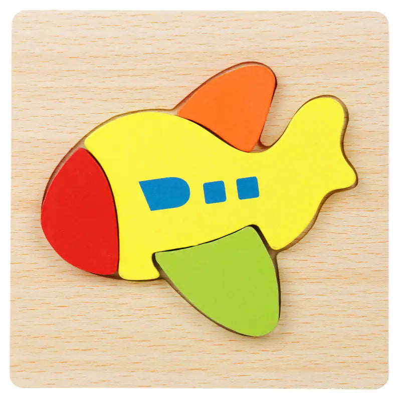 3D Wooden Puzzle Educational Toy for Kids (Wholesale) - FkriTigrinya