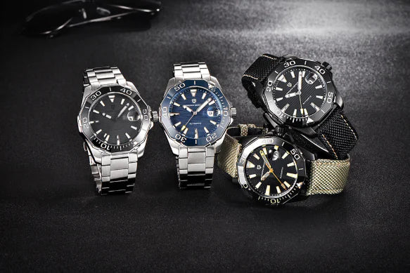 PAGANI DESIGN Wasserdichte mechanische Herrenuhr