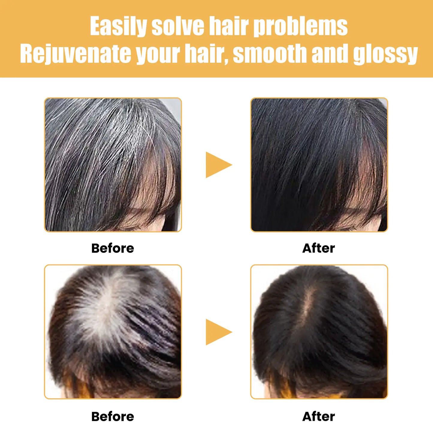 EELHOE Ginger Essence Conditioner for Smooth Black Hair