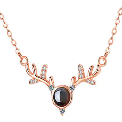 100 Languages "I Love You" Projection Necklace