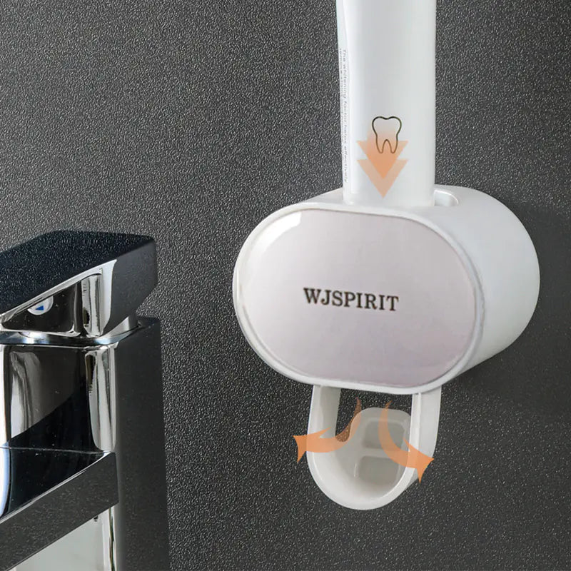 Automatic Toothpaste Dispenser Set with Wall Mount