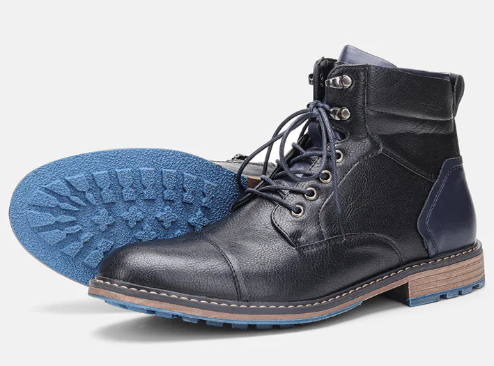 Men's High Top Leather Work Boots