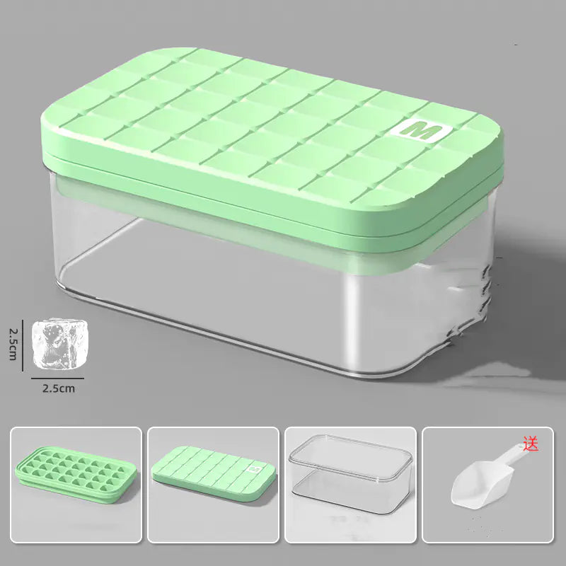 Fashionable Ice Mold Press Storage Box for Household Use