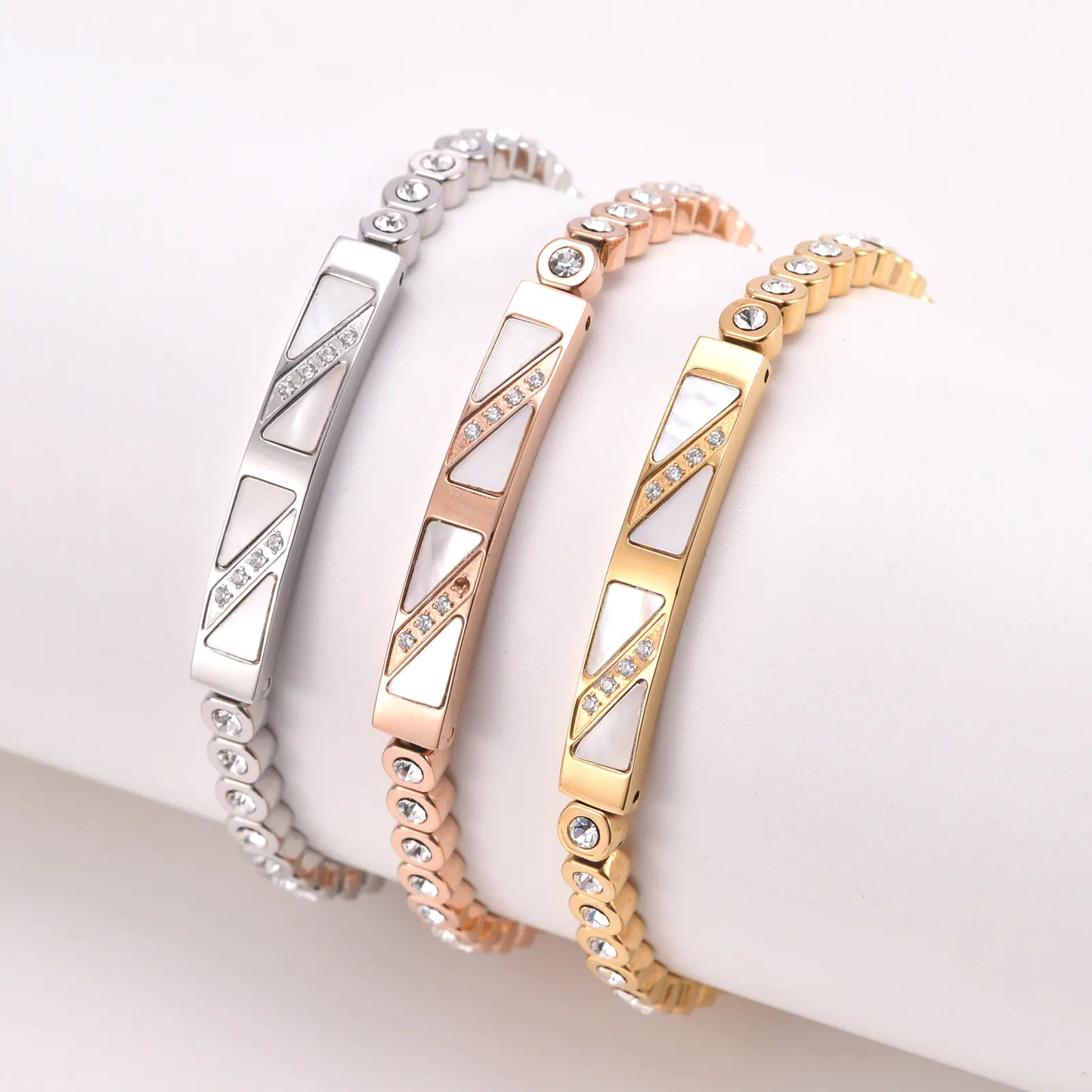 Leichtes Luxus-Armband mit fortschrittlicher Diamant-Muschel