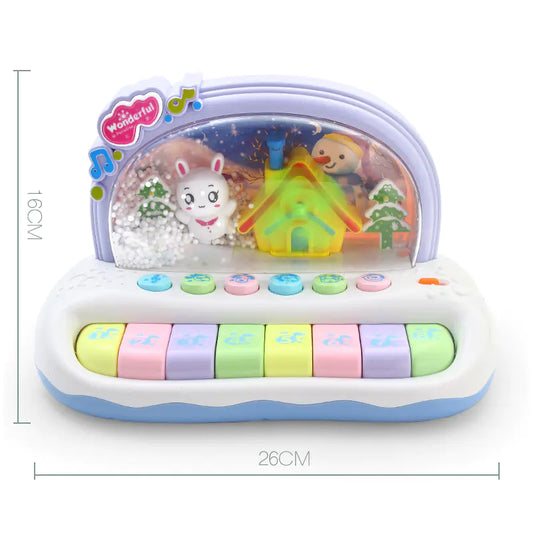 Kids Early Education Musical Toy - Snowflake Electronic Piano - FkriTigrinya