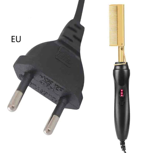 Hot Comb 2-in-1 Curling Iron for Home Use