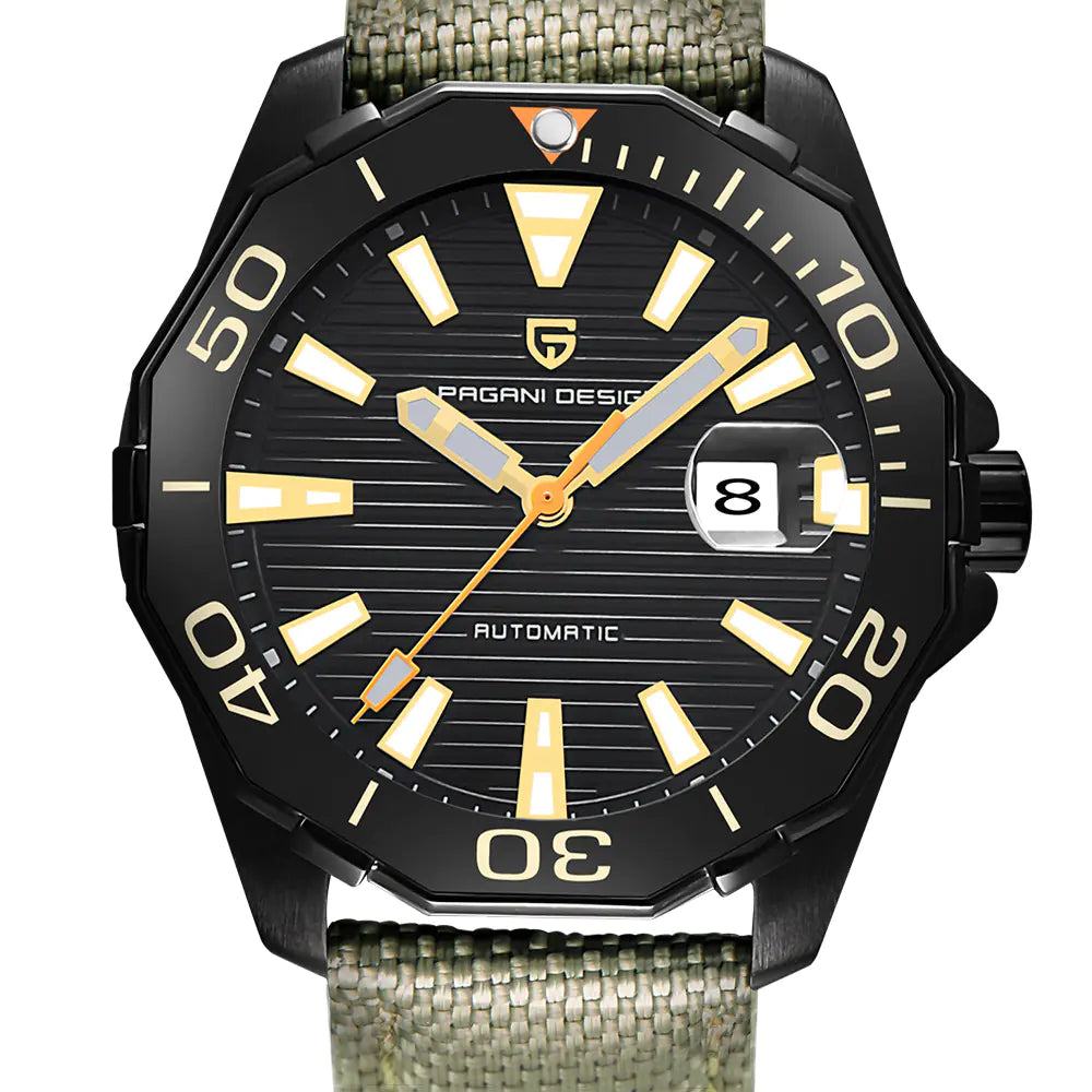 PAGANI DESIGN Wasserdichte mechanische Herrenuhr