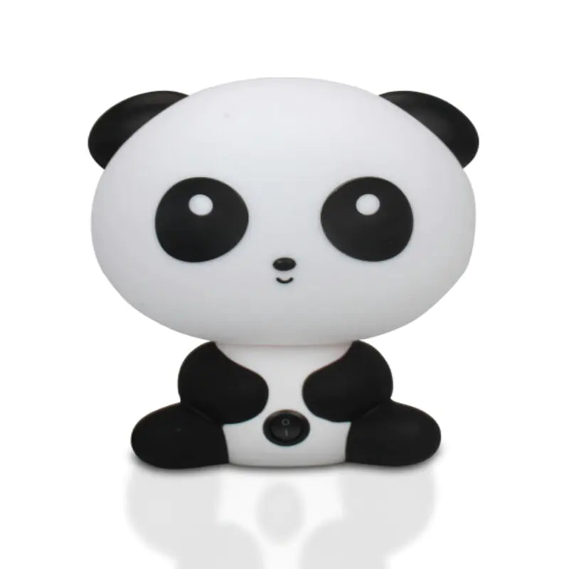 Cartoon Table Lamp, Eye-Caring Panda and Rabbit Light