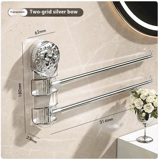 Punch-Free Rotating Towel Rack