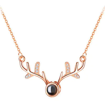 100 Languages "I Love You" Projection Necklace