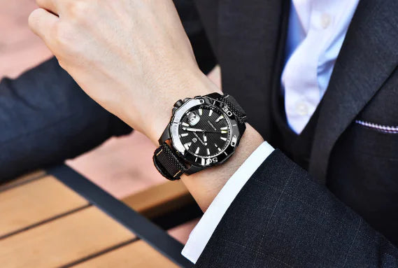 PAGANI DESIGN Wasserdichte mechanische Herrenuhr