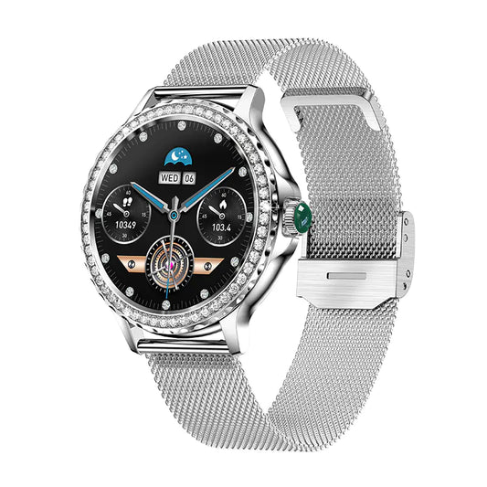 NX19 Bluetooth Smartwatch for Women with Health Monitor