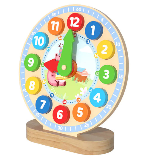 Wooden Educational Toy for Kids - Digital Clock - FkriTigrinya