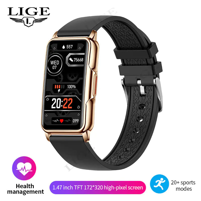 LIGE Smart Sports Watch with Multi-Function Features for men and women