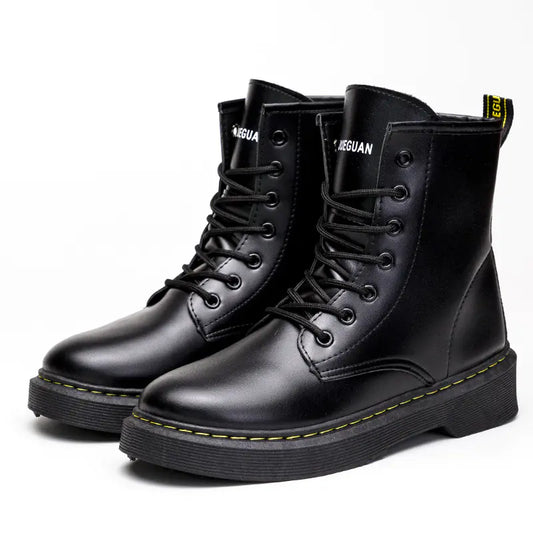 Casual Women's Platform High-Top Dr Martens Boots