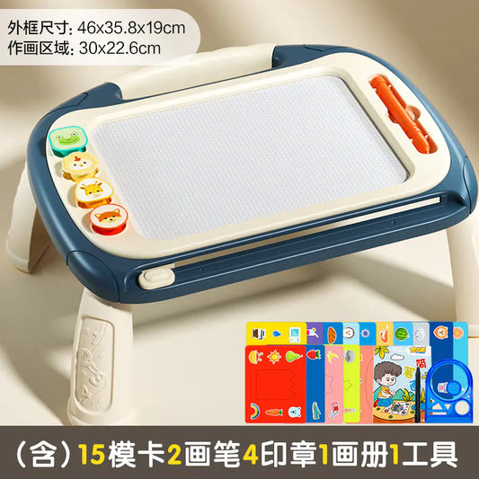 Magnetic Drawing Board for Kids - Large Art Table - FkriTigrinya