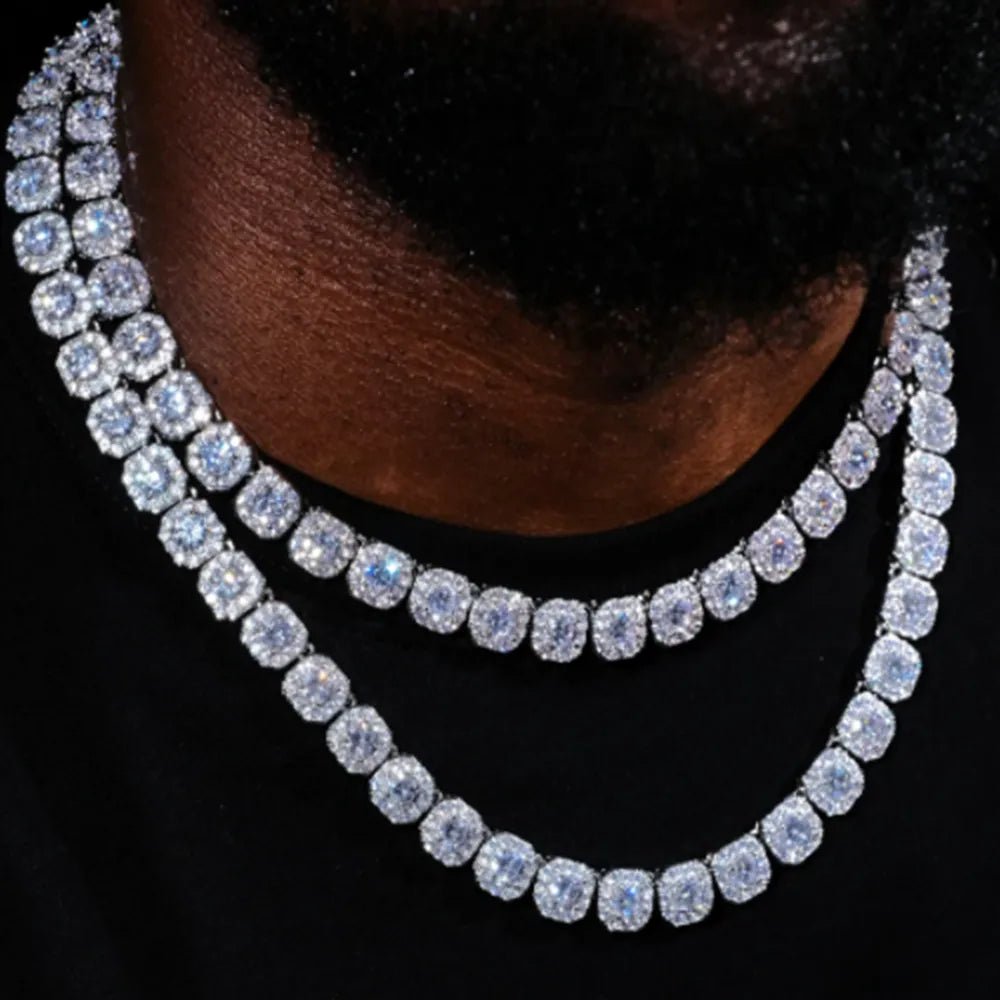 Men's Hip Hop Cuban Chain Necklace – Geometrisch & Modieus Statement
