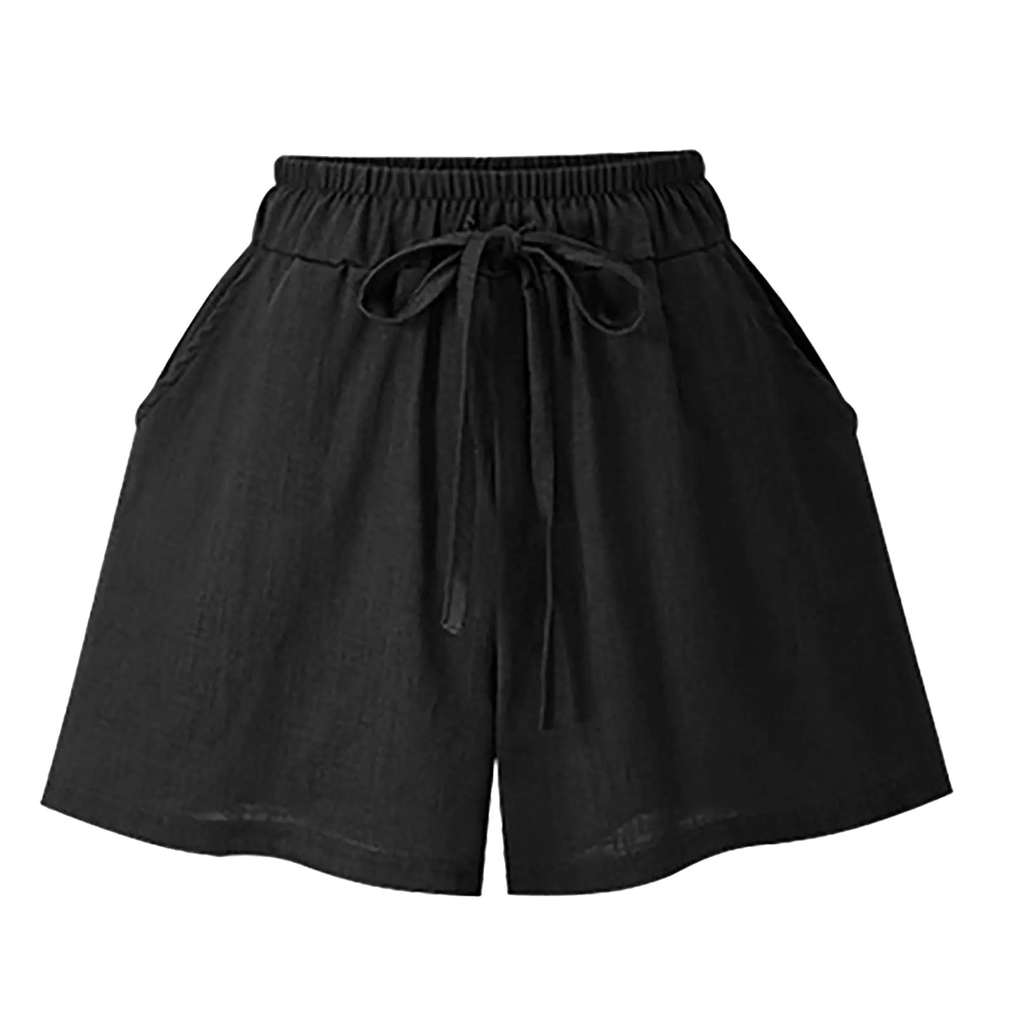 Lockere Shorts mit hoher Taille für den Sommer in Übergröße für Damen