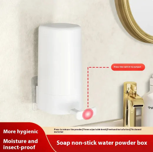 Wandgemonteerde Zeep Grinder Dispenser – Geen Boor, Hygiënisch & Gratis Verzending