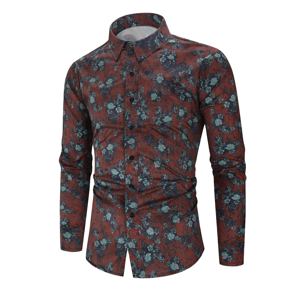 Men's Casual Digital Printing Shirt
