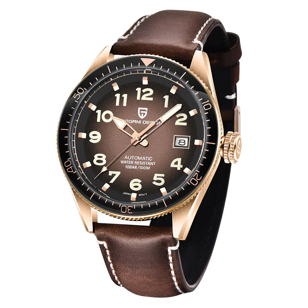PAGANI DESIGN Herren-Armbanduhr, wasserdicht, mechanisch, 1649