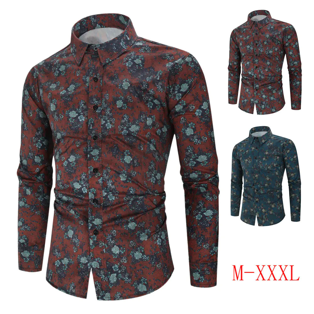 Men's Casual Digital Printing Shirt