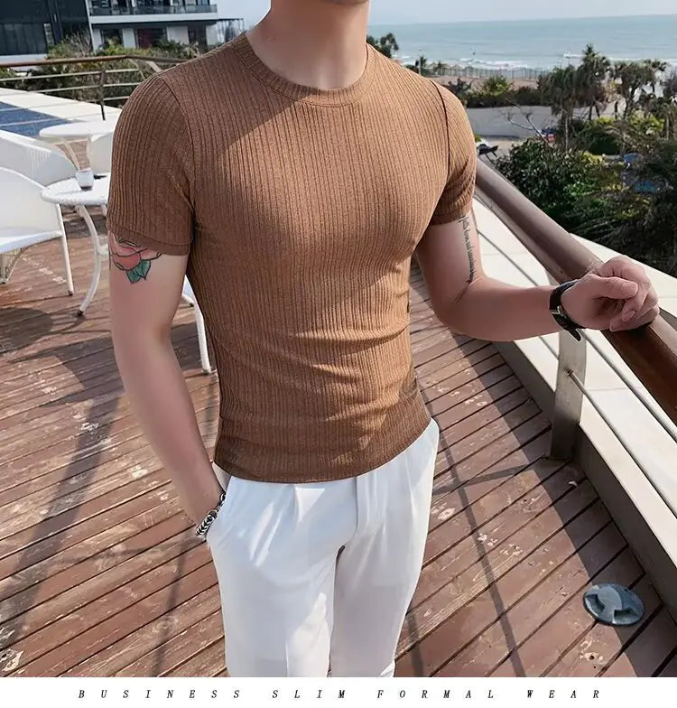 Men's Summer Casual Slim Fit T-Shirt 2024