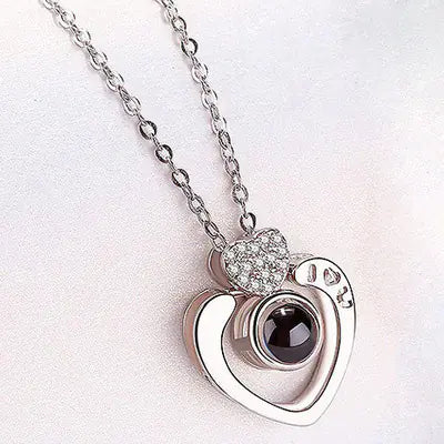 100 Languages "I Love You" Projection Necklace