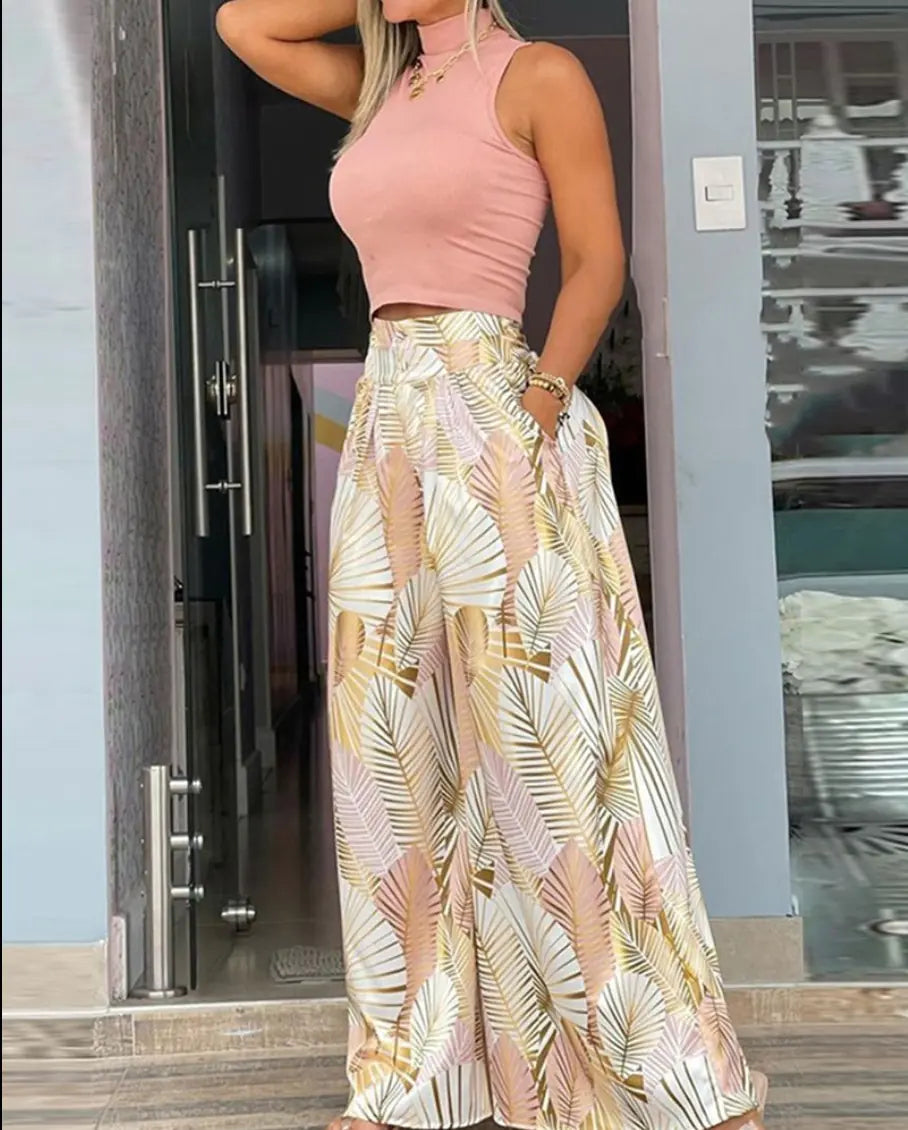 2023 Autumn Fashion Women's Two-Piece Outfit Set