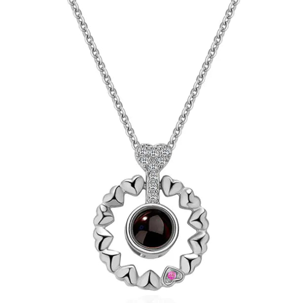 100 Languages "I Love You" Projection Necklace