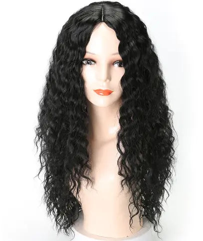 Fluffy Corn Perm Wig with Front Lace Hand Hook