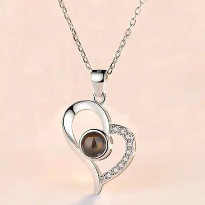 100 Languages "I Love You" Projection Necklace