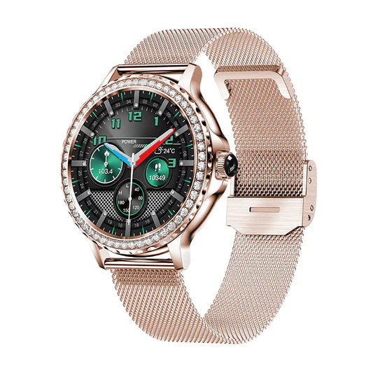 NX19 Bluetooth Smartwatch for Women with Health Monitor