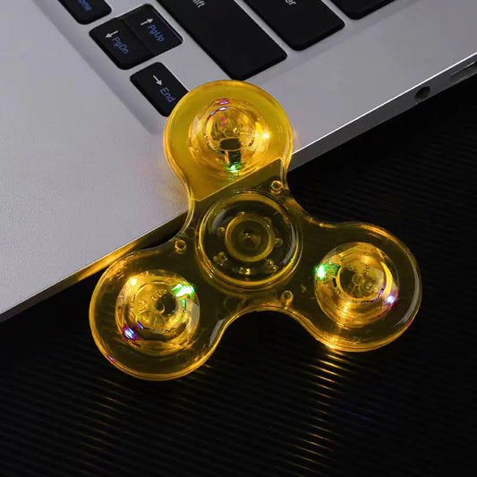 LED Kristallen Fidget Spinner – Lichtgevend Speelgoed voor Kinderen