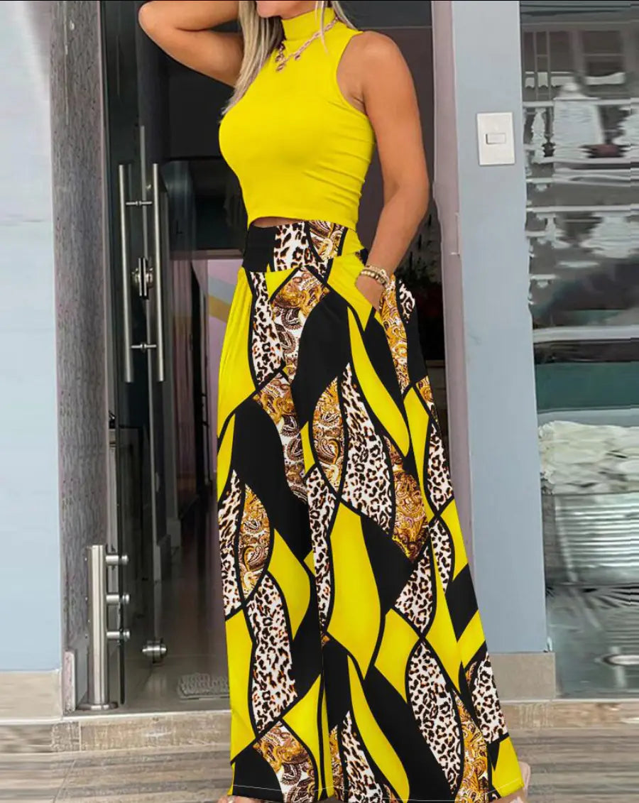 2023 Autumn Fashion Women's Two-Piece Outfit Set