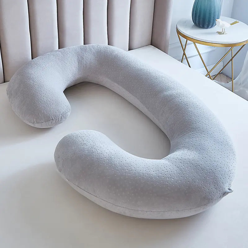 C-Shaped Pregnancy Pillow with Waist Support (Wholesale)