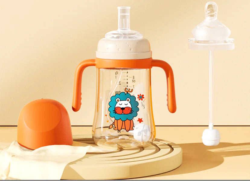 Newborn Baby Drinkbeker met Rietje – 2-in-1 Anti-lek & BPA-vrij - FkriTigrinya