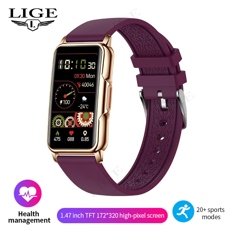 LIGE Smart Sports Watch with Multi-Function Features for men and women
