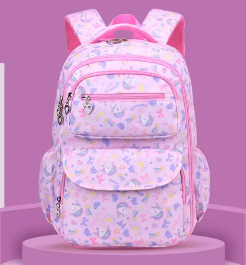 Children's Backpack for Grades 1-6 with Spine Protection back-to-school and Breathable, waterproof