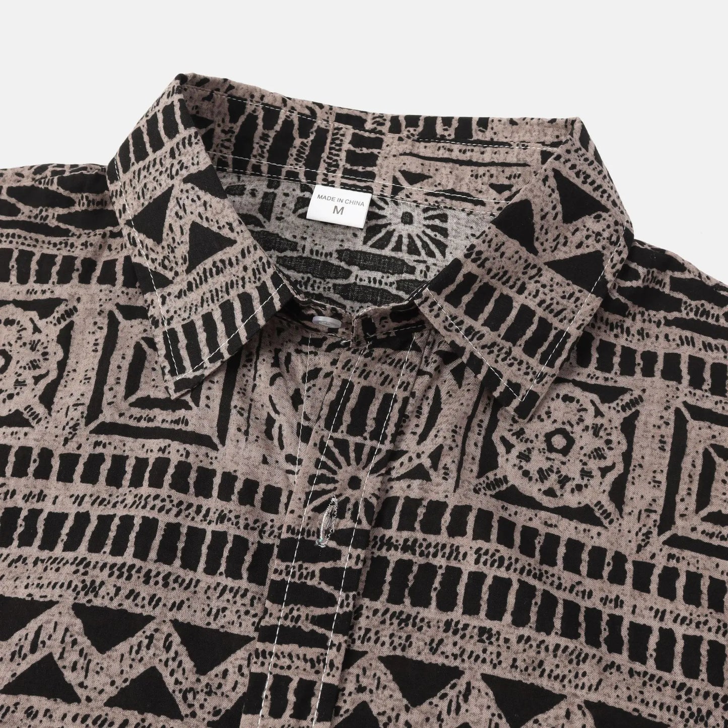 Men's Floral Short-Sleeved Shirt - Summer Collection