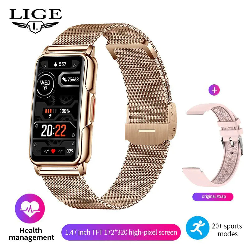 LIGE Smart Sports Watch with Multi-Function Features for men and women