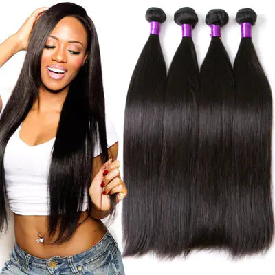 Brazilian Human Straight Hair Wig in Natural Color 8 inches to 30 inches