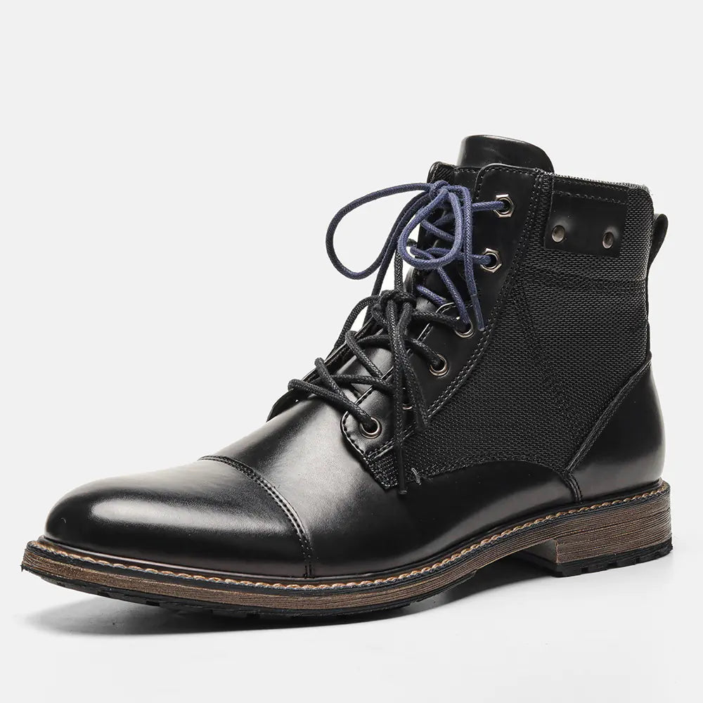 Men's High Top Leather Work Boots