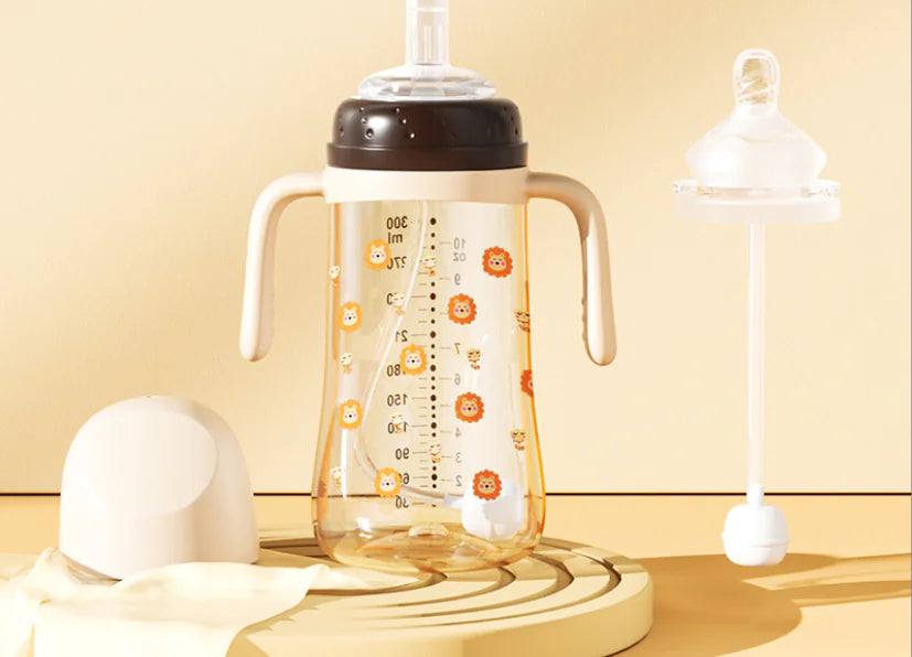 Newborn Baby Drinkbeker met Rietje – 2-in-1 Anti-lek & BPA-vrij - FkriTigrinya