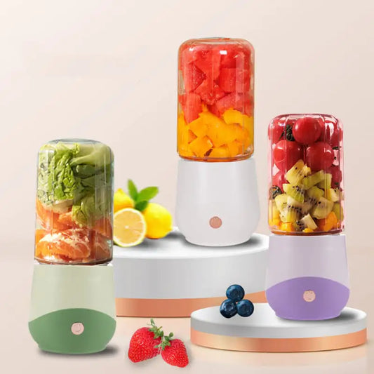 Wireless Portable Multi-Function Juicer via USB Type-C. size of 86 * 86 * 196mm