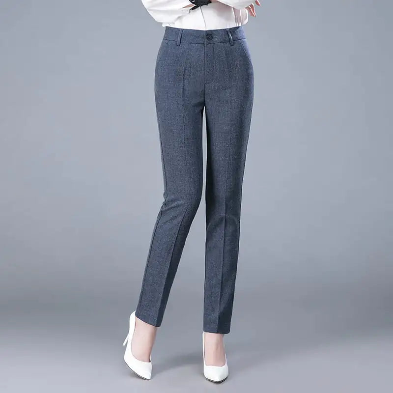 Women's Casual Straight Leg Professional Suit Pants