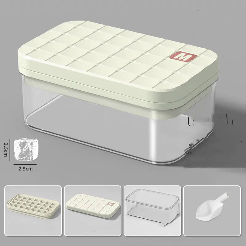 Fashionable Ice Mold Press Storage Box for Household Use