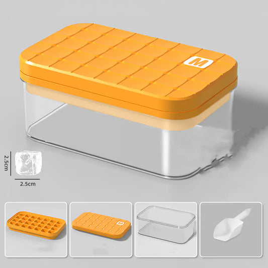 Fashionable Ice Mold Press Storage Box for Household Use