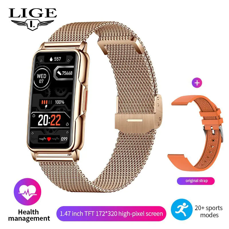 LIGE Smart Sports Watch with Multi-Function Features for men and women