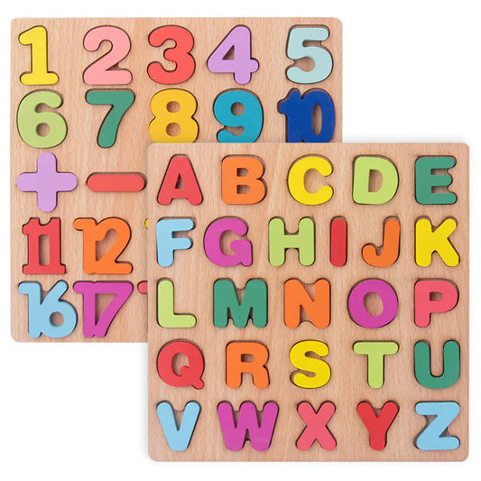 Digital Wooden ABC Puzzle for Early Learning Kids - FkriTigrinya